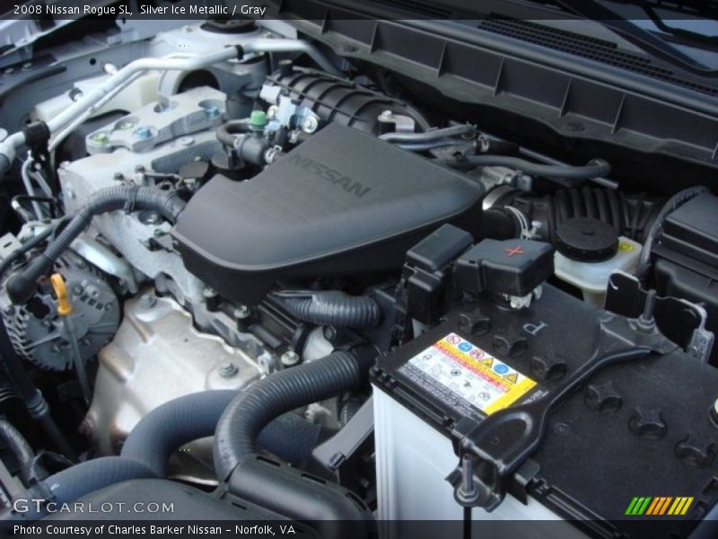 Silver Ice Metallic / Gray 2008 Nissan Rogue SL