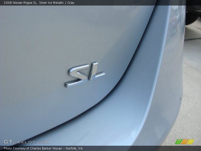 Silver Ice Metallic / Gray 2008 Nissan Rogue SL