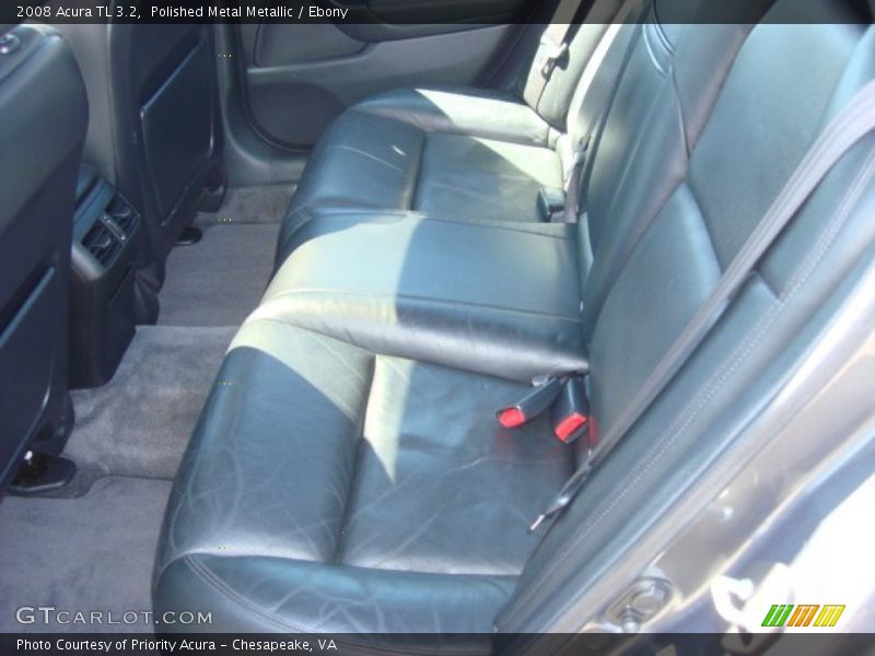 Polished Metal Metallic / Ebony 2008 Acura TL 3.2