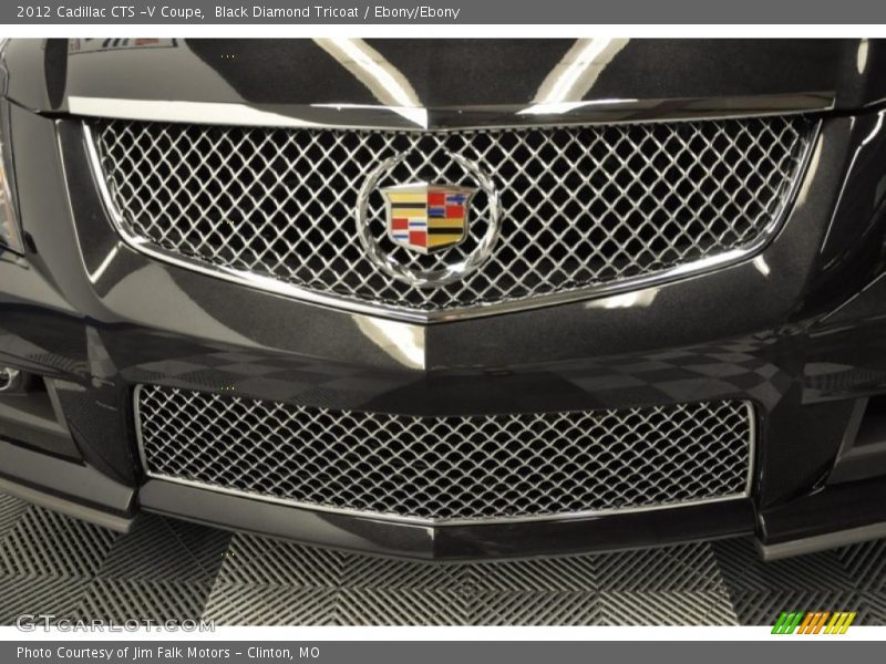 Black Diamond Tricoat / Ebony/Ebony 2012 Cadillac CTS -V Coupe