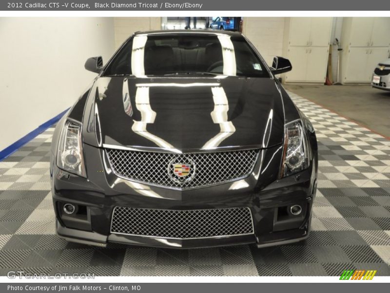 Black Diamond Tricoat / Ebony/Ebony 2012 Cadillac CTS -V Coupe