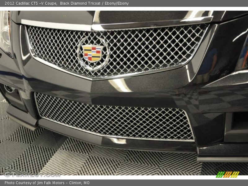 Black Diamond Tricoat / Ebony/Ebony 2012 Cadillac CTS -V Coupe