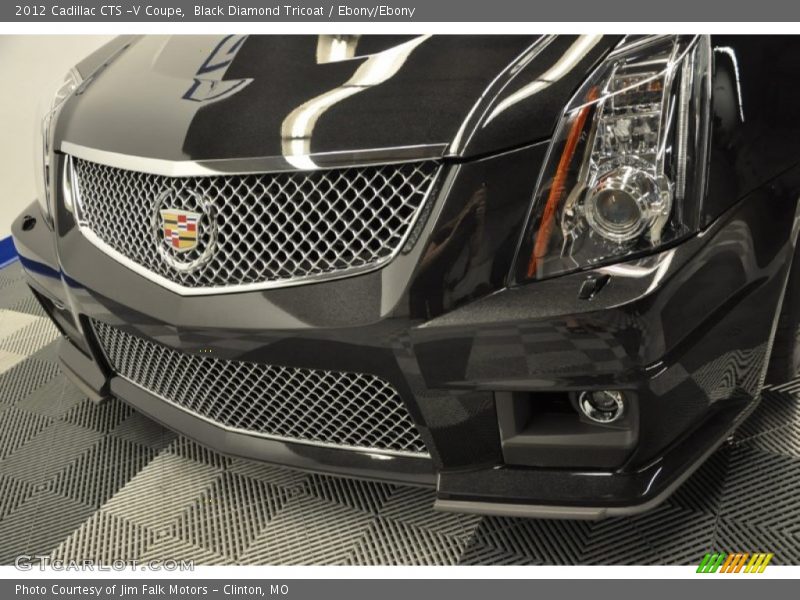 Black Diamond Tricoat / Ebony/Ebony 2012 Cadillac CTS -V Coupe