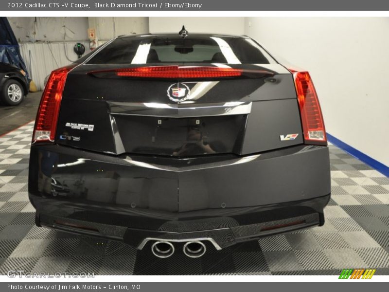 Black Diamond Tricoat / Ebony/Ebony 2012 Cadillac CTS -V Coupe