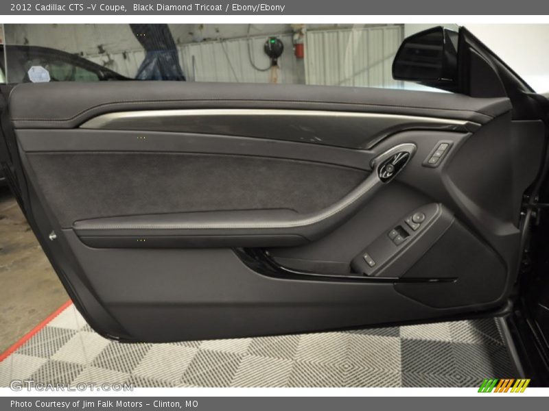 Black Diamond Tricoat / Ebony/Ebony 2012 Cadillac CTS -V Coupe