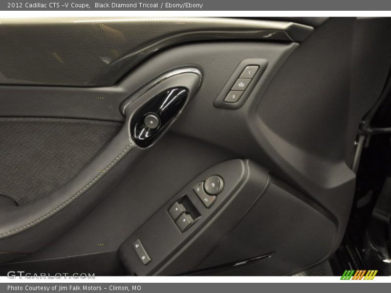 Black Diamond Tricoat / Ebony/Ebony 2012 Cadillac CTS -V Coupe