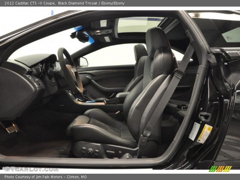 Black Diamond Tricoat / Ebony/Ebony 2012 Cadillac CTS -V Coupe