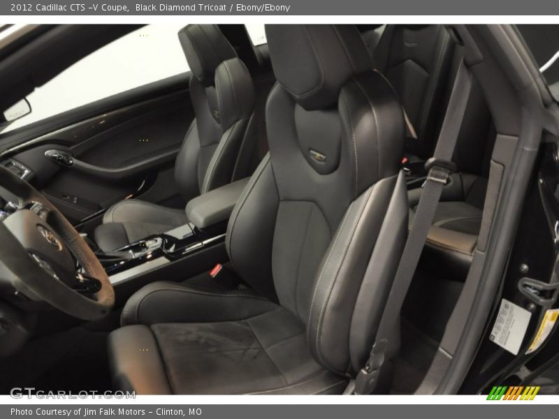 Black Diamond Tricoat / Ebony/Ebony 2012 Cadillac CTS -V Coupe