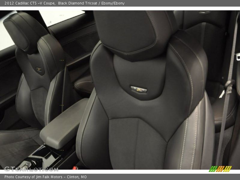 Black Diamond Tricoat / Ebony/Ebony 2012 Cadillac CTS -V Coupe