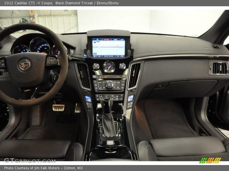 Black Diamond Tricoat / Ebony/Ebony 2012 Cadillac CTS -V Coupe