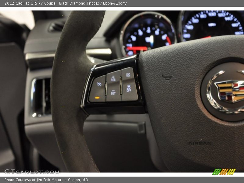 Black Diamond Tricoat / Ebony/Ebony 2012 Cadillac CTS -V Coupe