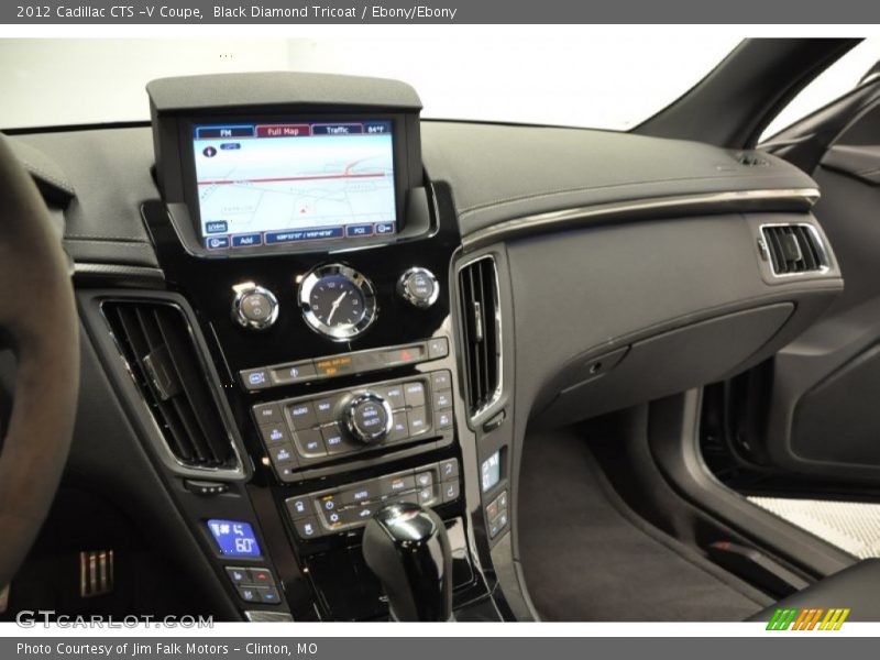 Black Diamond Tricoat / Ebony/Ebony 2012 Cadillac CTS -V Coupe