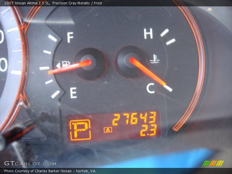 Precision Gray Metallic / Frost 2007 Nissan Altima 3.5 SL