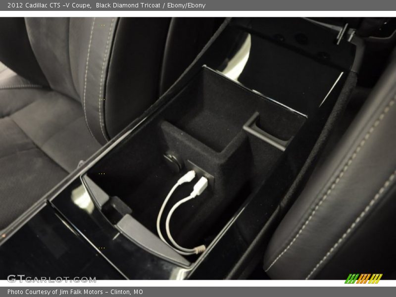 Black Diamond Tricoat / Ebony/Ebony 2012 Cadillac CTS -V Coupe