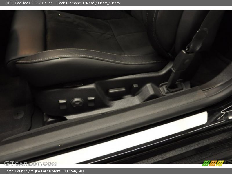 Black Diamond Tricoat / Ebony/Ebony 2012 Cadillac CTS -V Coupe