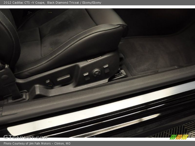 Black Diamond Tricoat / Ebony/Ebony 2012 Cadillac CTS -V Coupe