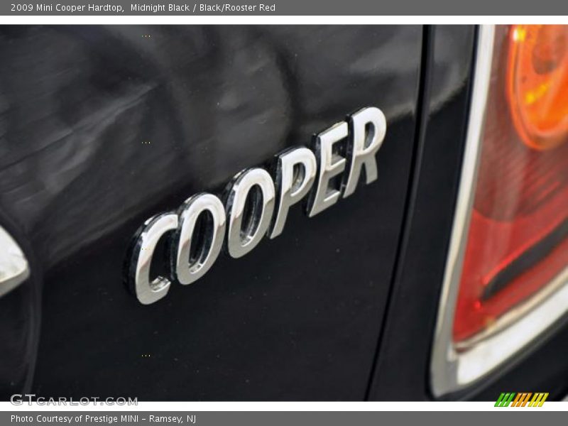 Midnight Black / Black/Rooster Red 2009 Mini Cooper Hardtop