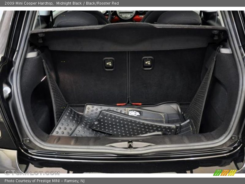 Midnight Black / Black/Rooster Red 2009 Mini Cooper Hardtop