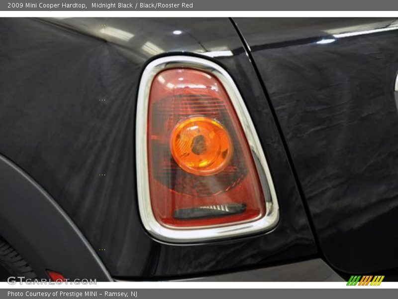 Midnight Black / Black/Rooster Red 2009 Mini Cooper Hardtop