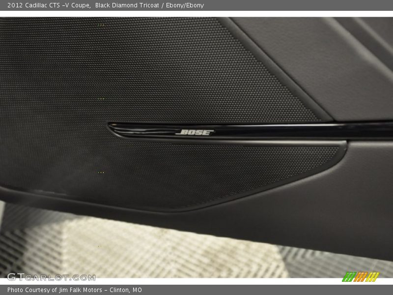 Black Diamond Tricoat / Ebony/Ebony 2012 Cadillac CTS -V Coupe