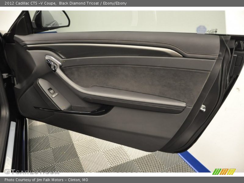 Black Diamond Tricoat / Ebony/Ebony 2012 Cadillac CTS -V Coupe