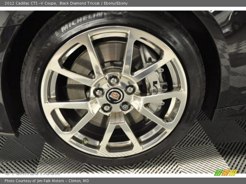 Black Diamond Tricoat / Ebony/Ebony 2012 Cadillac CTS -V Coupe