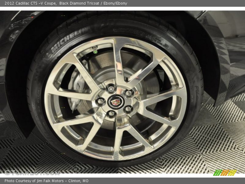 Black Diamond Tricoat / Ebony/Ebony 2012 Cadillac CTS -V Coupe