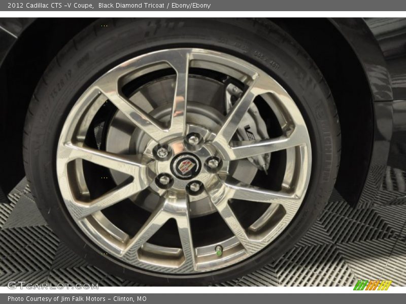 Black Diamond Tricoat / Ebony/Ebony 2012 Cadillac CTS -V Coupe