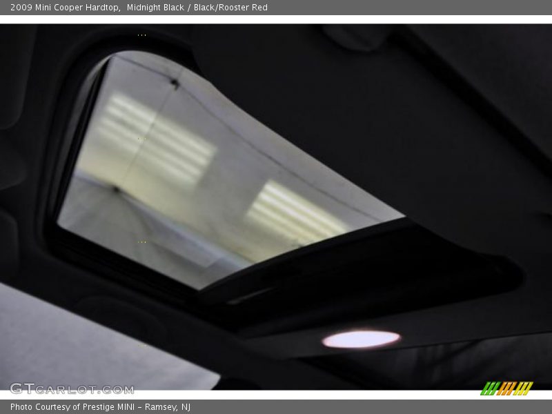 Midnight Black / Black/Rooster Red 2009 Mini Cooper Hardtop