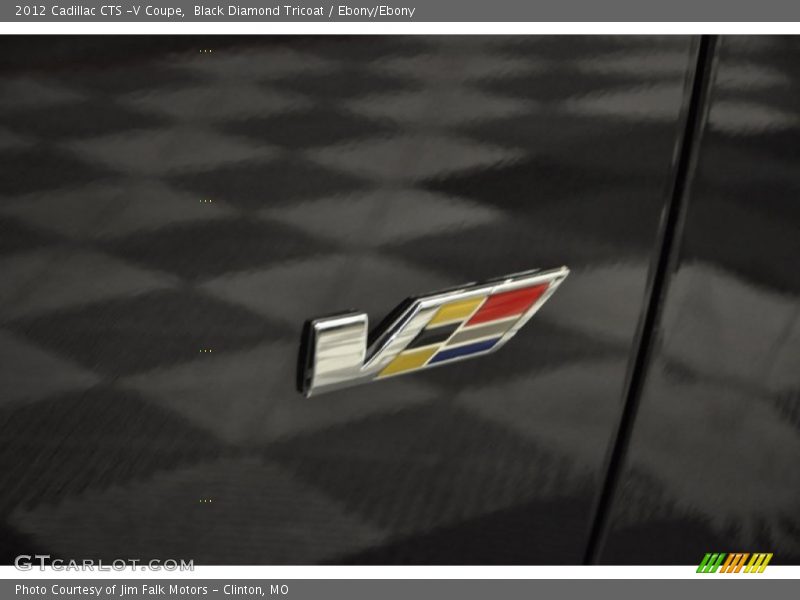 Black Diamond Tricoat / Ebony/Ebony 2012 Cadillac CTS -V Coupe