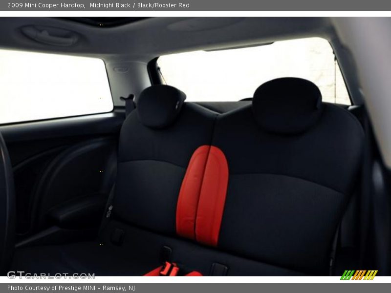 Midnight Black / Black/Rooster Red 2009 Mini Cooper Hardtop