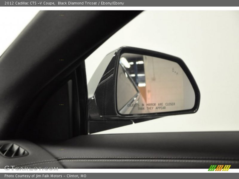 Black Diamond Tricoat / Ebony/Ebony 2012 Cadillac CTS -V Coupe