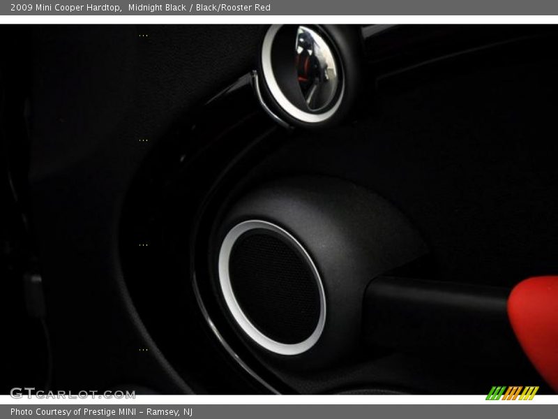 Midnight Black / Black/Rooster Red 2009 Mini Cooper Hardtop