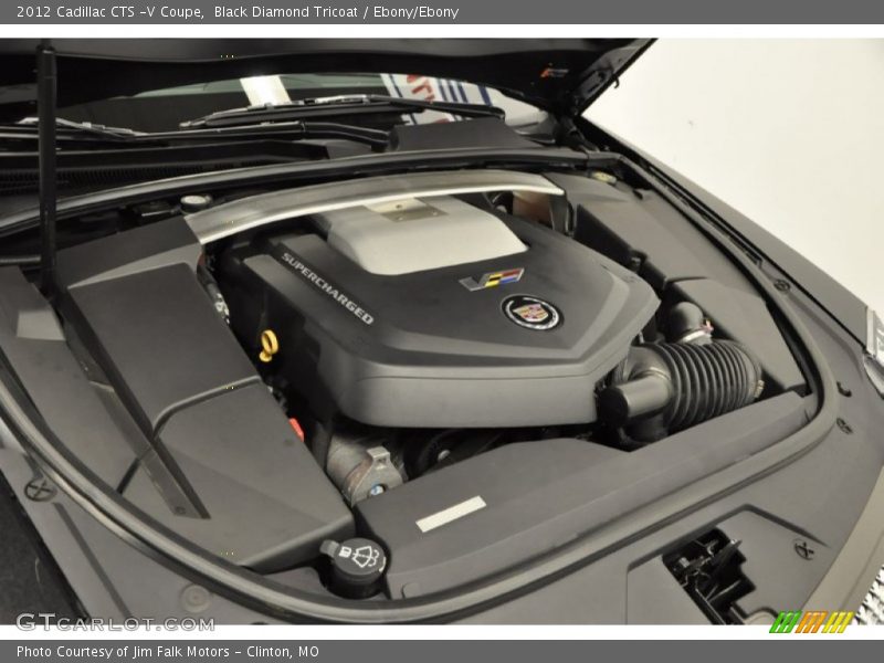 Black Diamond Tricoat / Ebony/Ebony 2012 Cadillac CTS -V Coupe