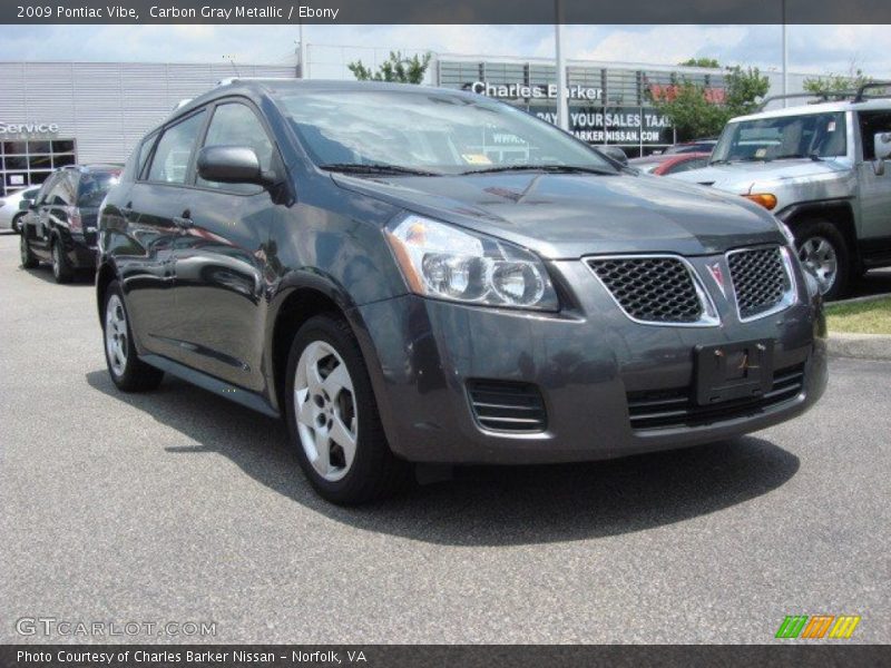 Carbon Gray Metallic / Ebony 2009 Pontiac Vibe