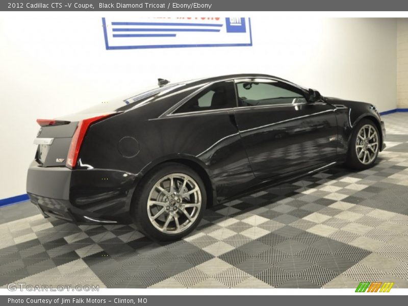 Black Diamond Tricoat / Ebony/Ebony 2012 Cadillac CTS -V Coupe