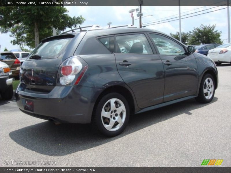 Carbon Gray Metallic / Ebony 2009 Pontiac Vibe