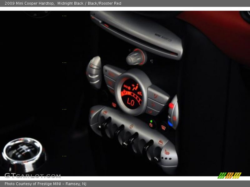 Midnight Black / Black/Rooster Red 2009 Mini Cooper Hardtop