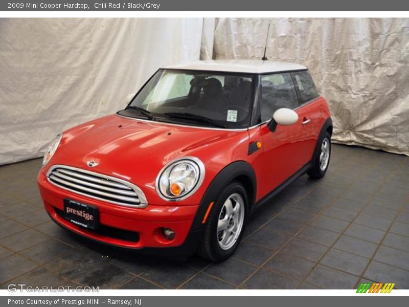 Chili Red / Black/Grey 2009 Mini Cooper Hardtop