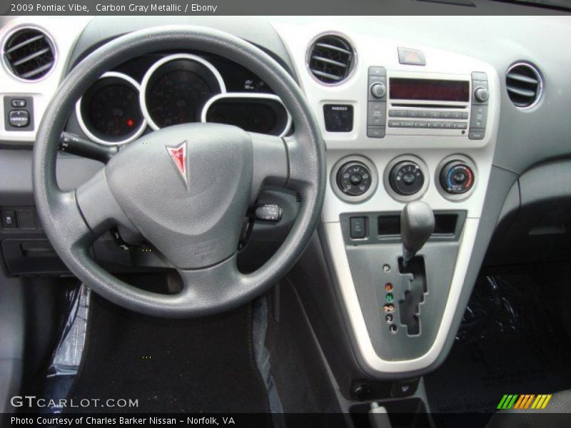 Carbon Gray Metallic / Ebony 2009 Pontiac Vibe