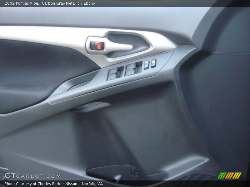 Carbon Gray Metallic / Ebony 2009 Pontiac Vibe