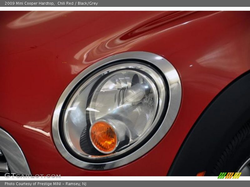 Chili Red / Black/Grey 2009 Mini Cooper Hardtop