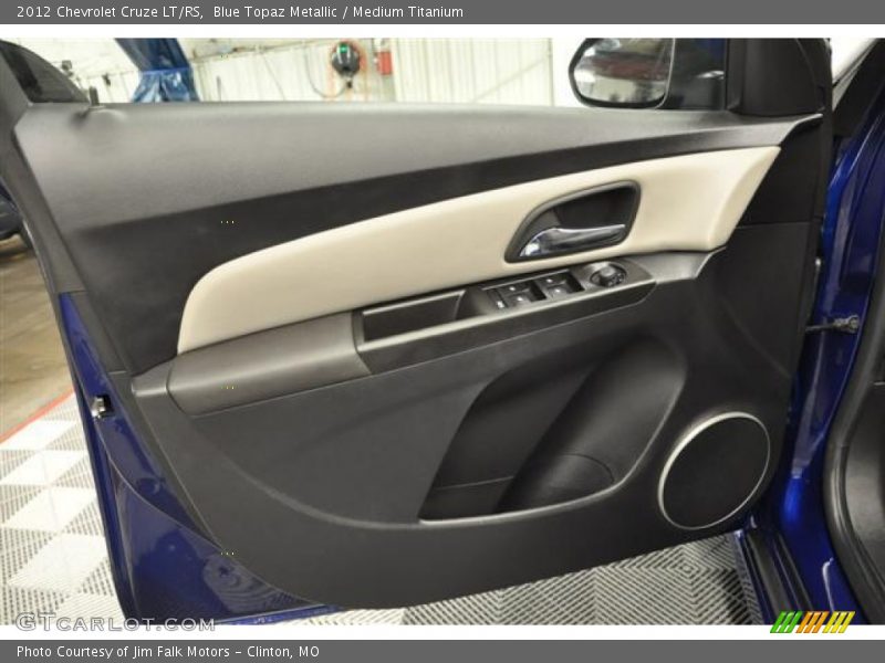 Blue Topaz Metallic / Medium Titanium 2012 Chevrolet Cruze LT/RS