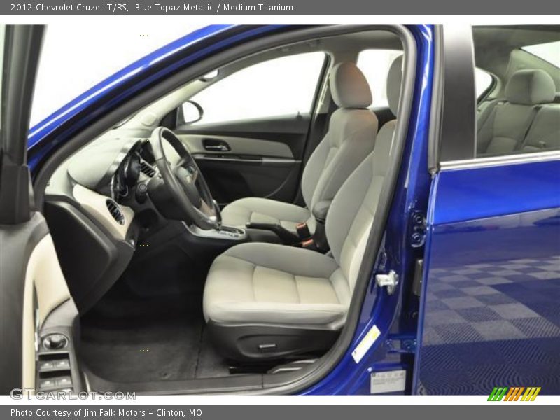 Blue Topaz Metallic / Medium Titanium 2012 Chevrolet Cruze LT/RS