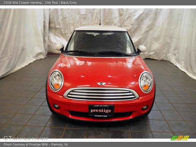 Chili Red / Black/Grey 2009 Mini Cooper Hardtop