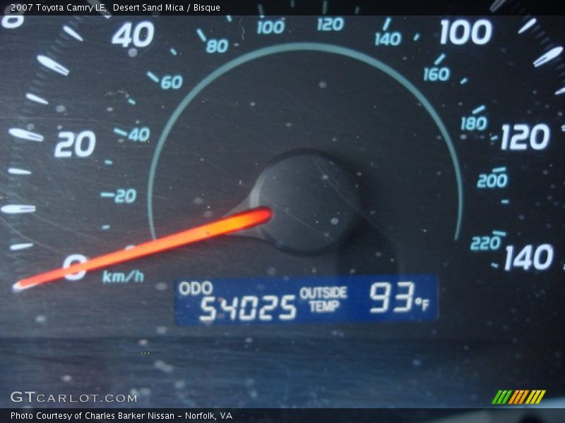 Desert Sand Mica / Bisque 2007 Toyota Camry LE