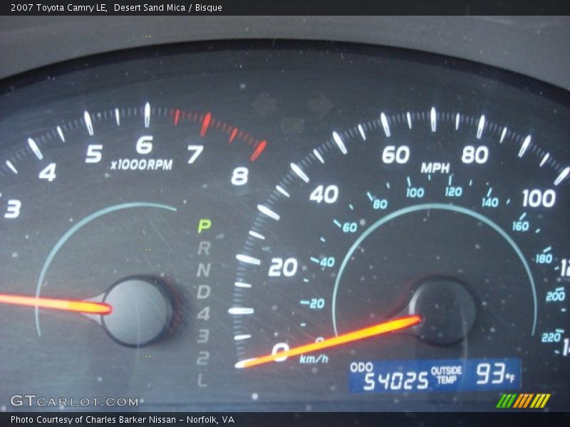 Desert Sand Mica / Bisque 2007 Toyota Camry LE