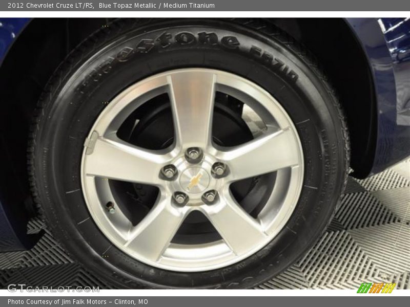Blue Topaz Metallic / Medium Titanium 2012 Chevrolet Cruze LT/RS