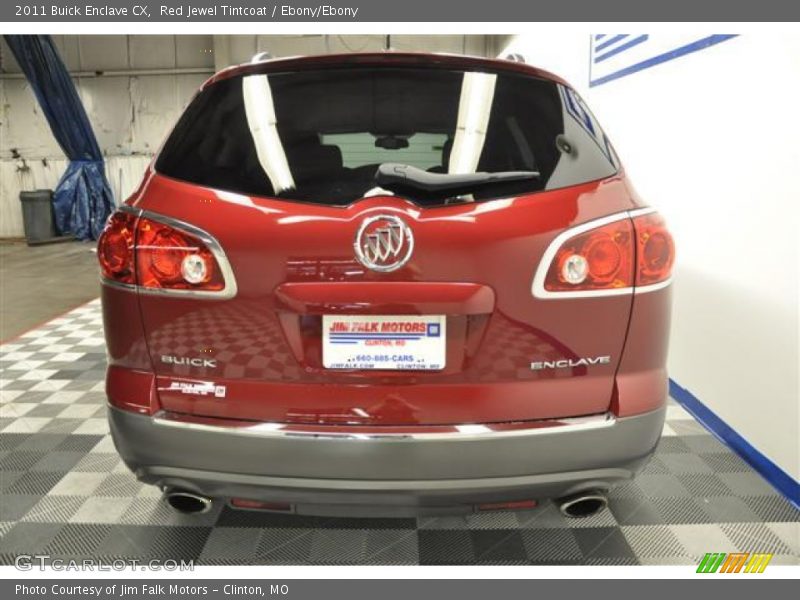 Red Jewel Tintcoat / Ebony/Ebony 2011 Buick Enclave CX