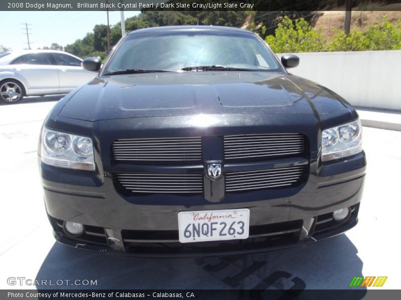 Brilliant Black Crystal Pearl / Dark Slate Gray/Light Slate Gray 2008 Dodge Magnum